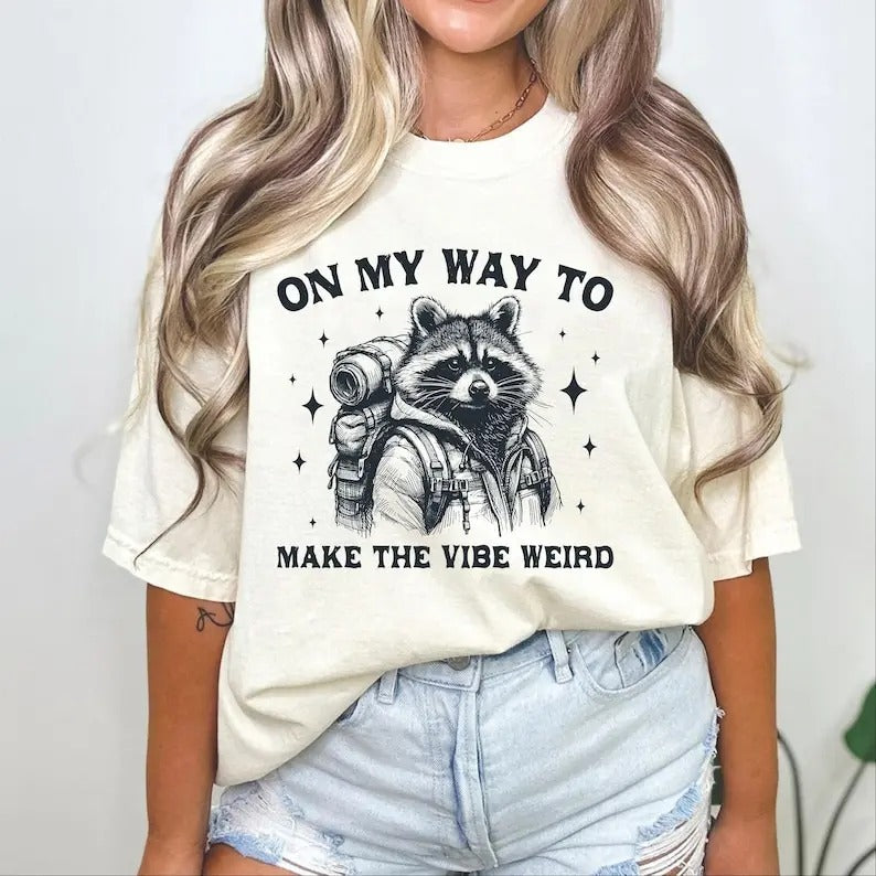 Funny Shirt, Funny Raccoon Tshirt, Meme