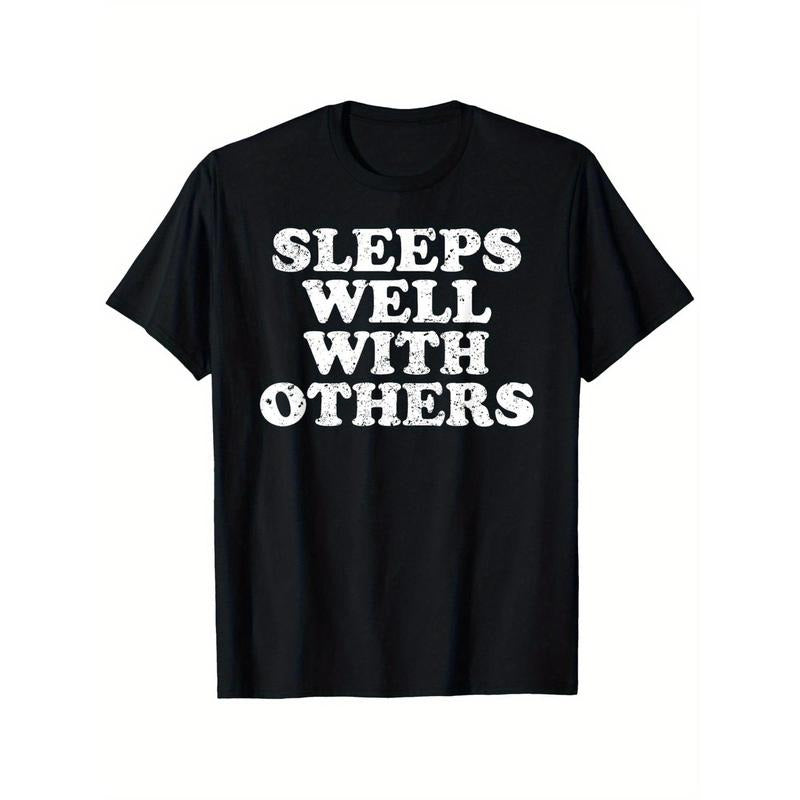 Funny Swingers Rude Naughty Kinky Adult Gift T-Shirt. Men'S fashionable daily versatile T-shirt, 100% cotton T-shirt,...