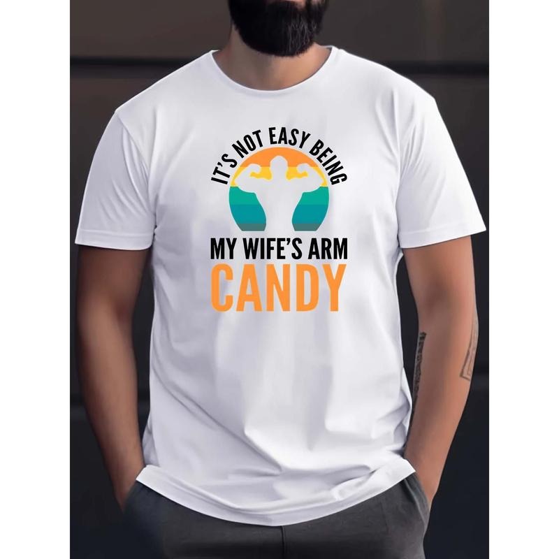 Funny T-Shirt: Relaxed Short Sleeve with Letter Pattern and Cotton Fabric made in USA Hoodie, Sweatshirt | WearSparks.com