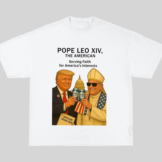 Funny Trump Pope Parody Shirt, Pope Leo XIV T-Shirt, Robert Francis Prevost First American Pope Tee, First American Pope...