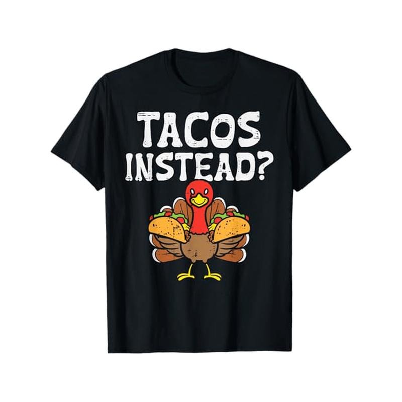 Funny Turkey & Tacos Graphic Tee