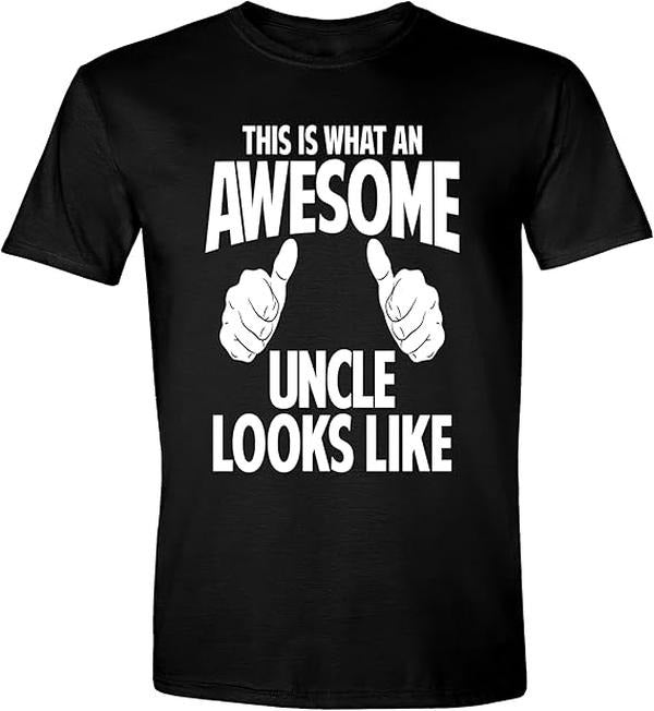 Funny Uncle Shirts, Gifts For Uncle, This is What an Awesome Uncle Looks Like, Funny Sarcastic T-Shirt