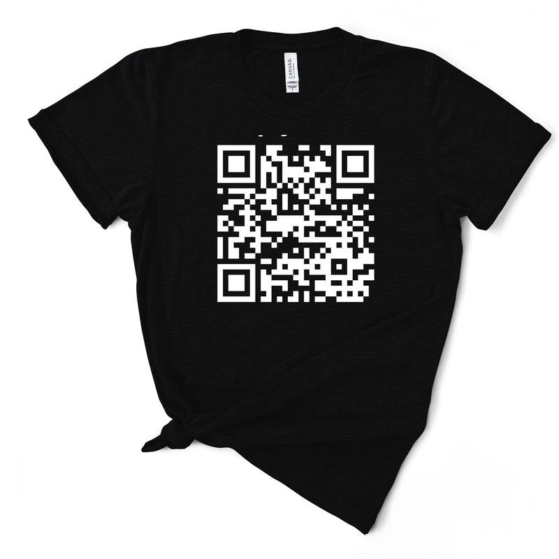 Funny Women's QR Code T-Shirt - Funny TShirt Hoodie, Sweatshirt | WearSparks.com