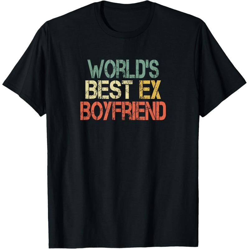 Funny World's Best Ex Boyfriend Cool Retro Design Mens T-Shirt made in usa Hoodie, Sweatshirt | WearSparks.com