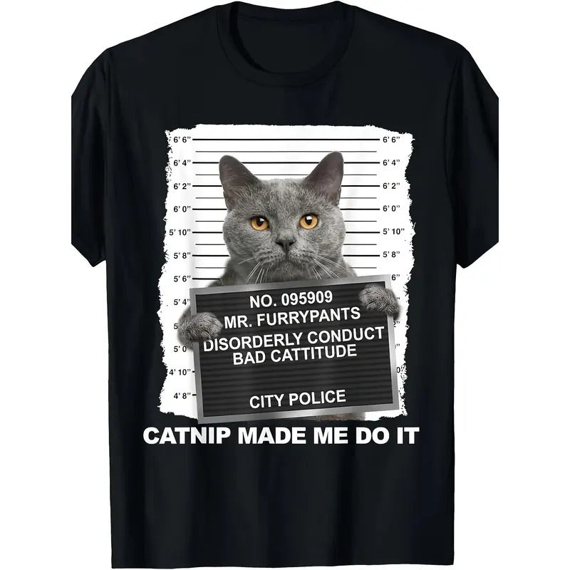 Funny cat print T-shirt  made in usa Hoodie, Sweatshirt | WearSparks.com