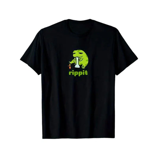 Funny shirts for men Rippit Stoner Frog Smoker Theme Men and Women T-shirt, % Cotton, Friend Gift Hoodie, Sweatshirt