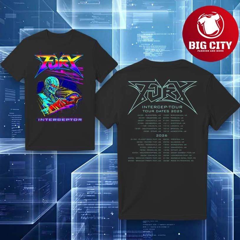 Fury Interceptor Tour Two Sided Shirt