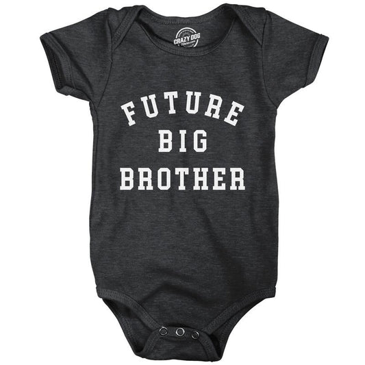 Future Big Brother Baby Bodysuit Funny Sibling New Baby Joke Jumper for Infants Funny Baby Onesies Funny Brother Onesie...