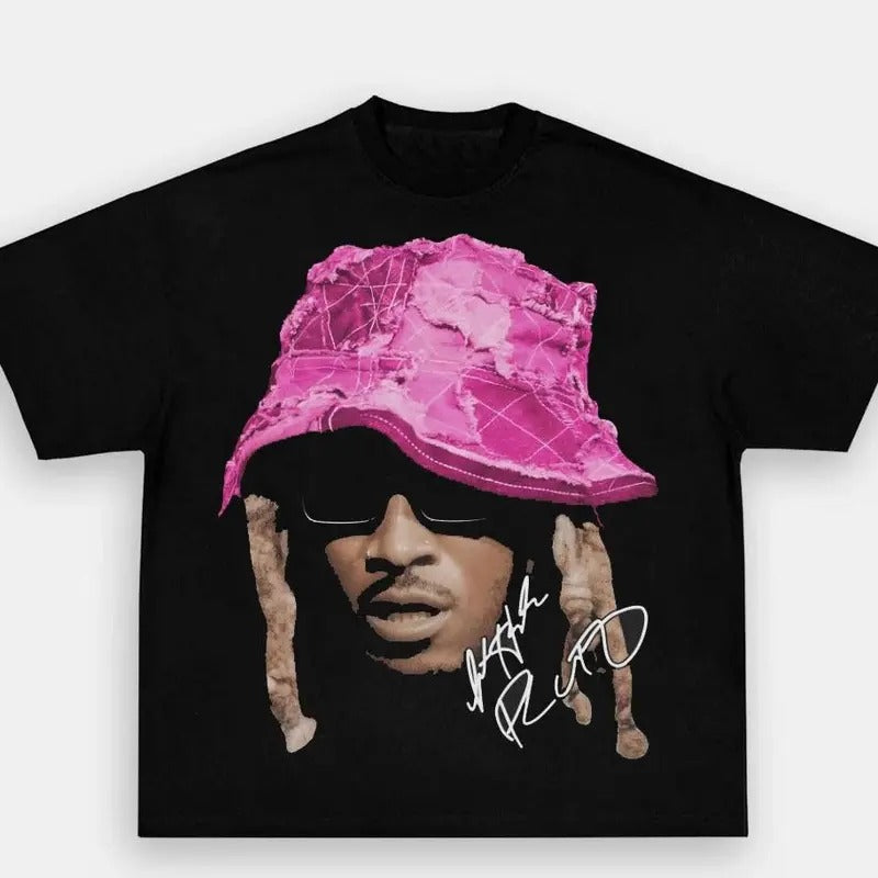 Future Big Face Pink Bucket" Graphic T Shirt Size S-4XL Classic Cotton Hoodie, Sweatshirt | WearSparks.com