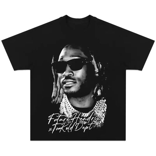 Future Hendrix Rapper Graphic T-Shirt 90s Vintage Bootleg Rap Hip Hop Metro Boomin Merch Men Women Menswear...