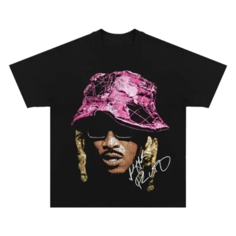 Future Rap Graphic Tee - Bold Big Face Design for a Modern Look Hoodie, Sweatshirt | WearSparks.com