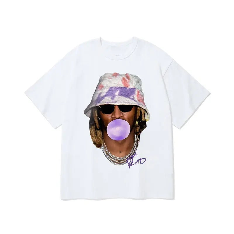 Futureee Bubblegum Impact Tee with Eye-Catching Face Graphic for a Striking Urban Look Hoodie, Sweatshirt | WearSparks.com