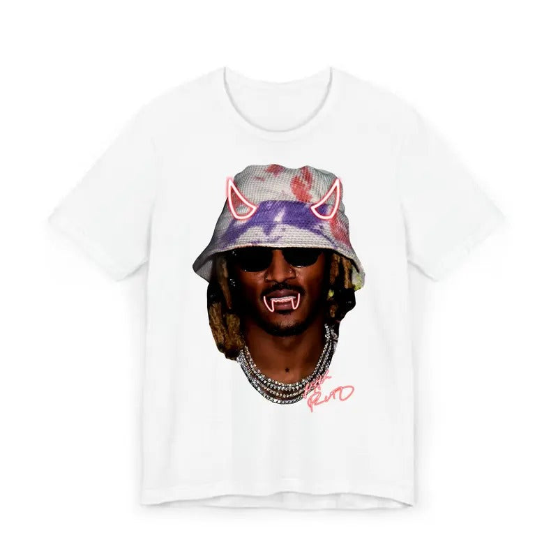 Futureee Kitty Halloween Big Face Rap Tee - Must-Have Graphic Design Shirt Hoodie, Sweatshirt | WearSparks.com