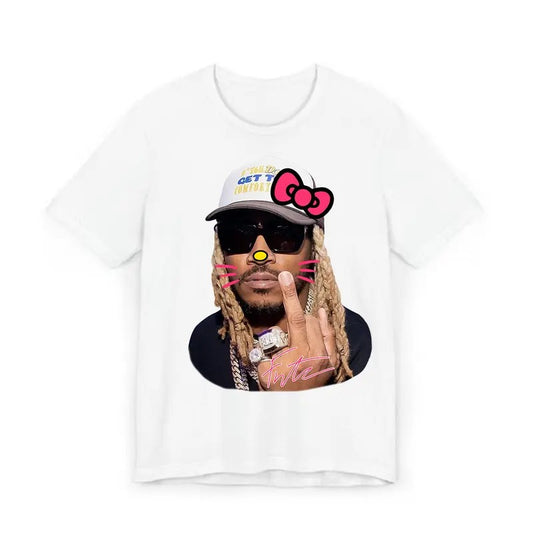 Futureee Kitty Signature Big Face Rap Tee - Must-Have Graphic Design Shirt Hoodie, Sweatshirt | WearSparks.com