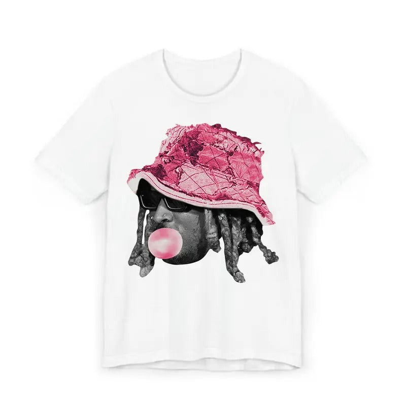 Futureee PINK Bubblegum Big Face Rap Tee - Must-Have Graphic Design Shirt Hoodie, Sweatshirt | WearSparks.com
