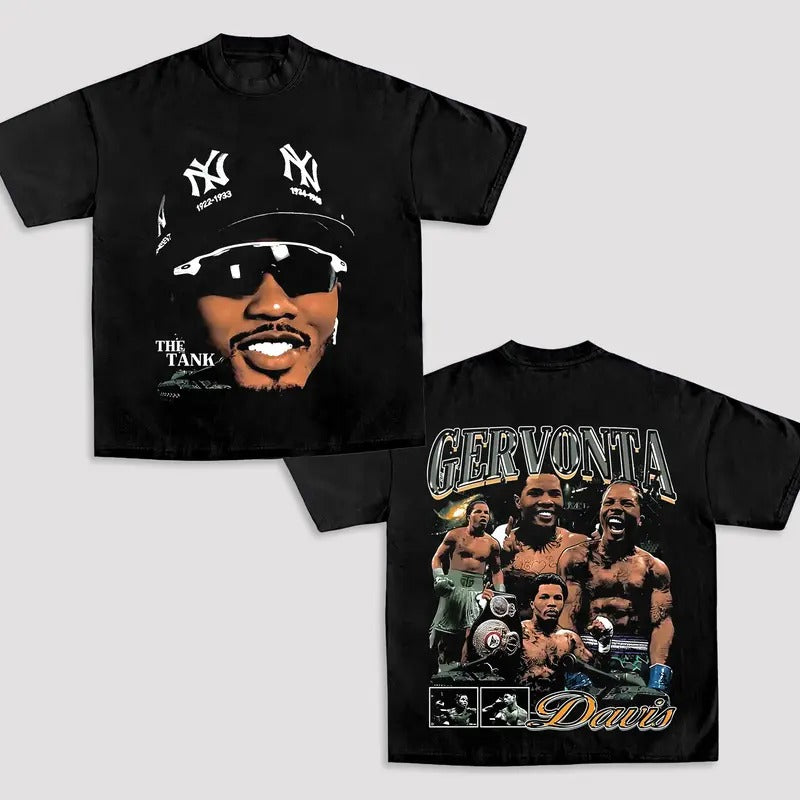 GERVONTA DAVIS V3 TEE, Boxing T-shirt, Boxer Tee, Sports Shirt, UFC Shirt, Workout T-shirt, Gift for Him Gift For Her...