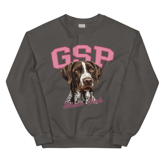 GSP Mom Club Sweatshirt, Cute Gift, Trendy Pullover, Crewneck, Custom Dog Mom T-Shirts, Hoodie | WearSparks.com