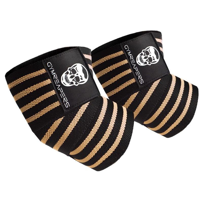 GYMREAPERS Tan Weightlifting Elbow Wraps with Hook and Loop Closure - 40 Inches T-Shirts, Hoodie, Sweatshirt | WearSparks.com