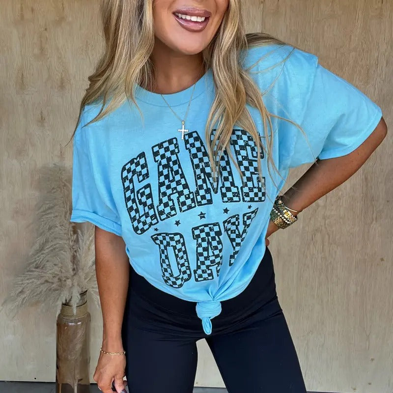 Game Day Checker Graphic Tee Hoodie, Sweatshirt | WearSparks.com