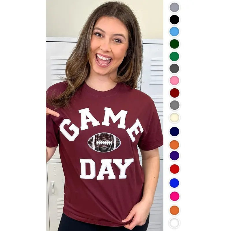 Game Day Sparkle Football Adult T-Shirt Hoodie, Sweatshirt | WearSparks.com