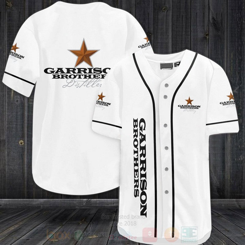 FASHION Garrison Brothers Distillery Baseball Jerseys Botton Shirt