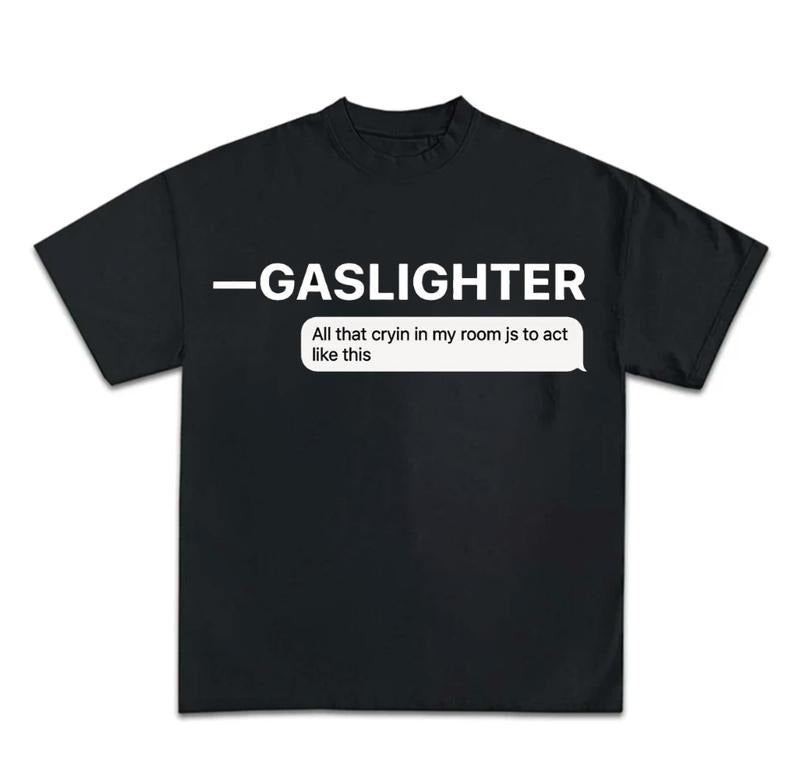 Gaslighter T Shirt Gothic Harajuku Graphic Goth Y2k Clothing Hoodie, Sweatshirt | WearSparks.com