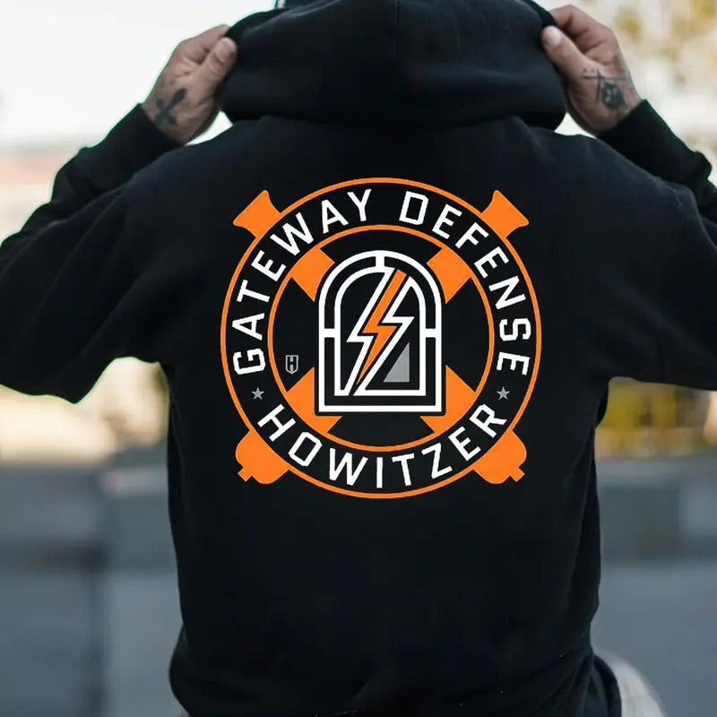 Gateway Defense Howitzer Back Side Printed T-shirt - Crewneck Sweatshirt