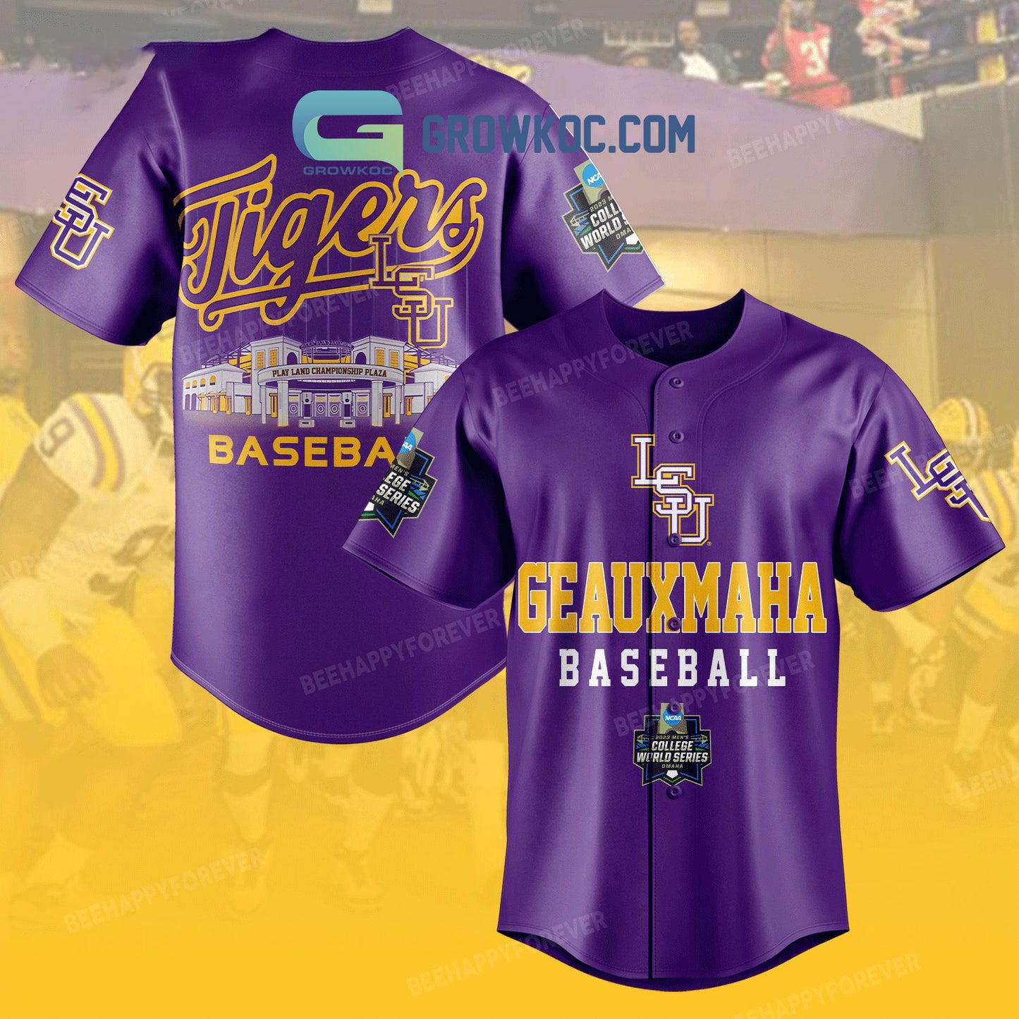 Geauxmaha Baseball 2023 NCAA World Series Baseball Jersey