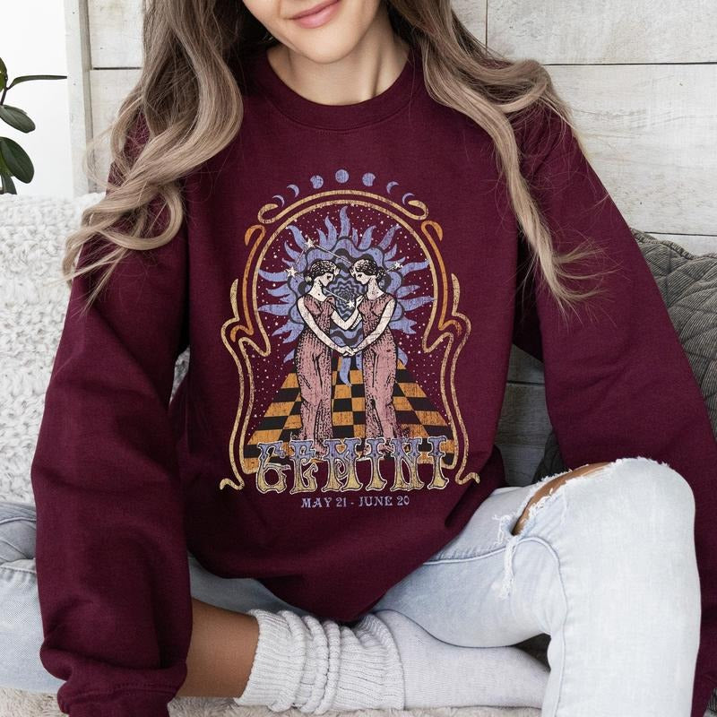 Gemini Zodiac, Astrology, Horoscope Sweatshirt T-Shirts, Hoodie | WearSparks.com