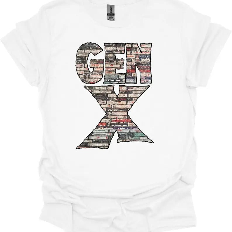 Gen X, 80s Rock Cassettes, Gen X Cassettes Shirt, Retro Gen X T-Shirt,  Trending Shirt, Generation X T-Shirt Hoodie,...