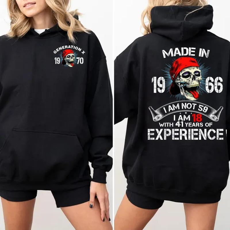 Generation X Custom Year Badass Generation T-shirt Custom Year Of Birth Hoodie Gen-x Sweatshirt Raised On Hose Water And...