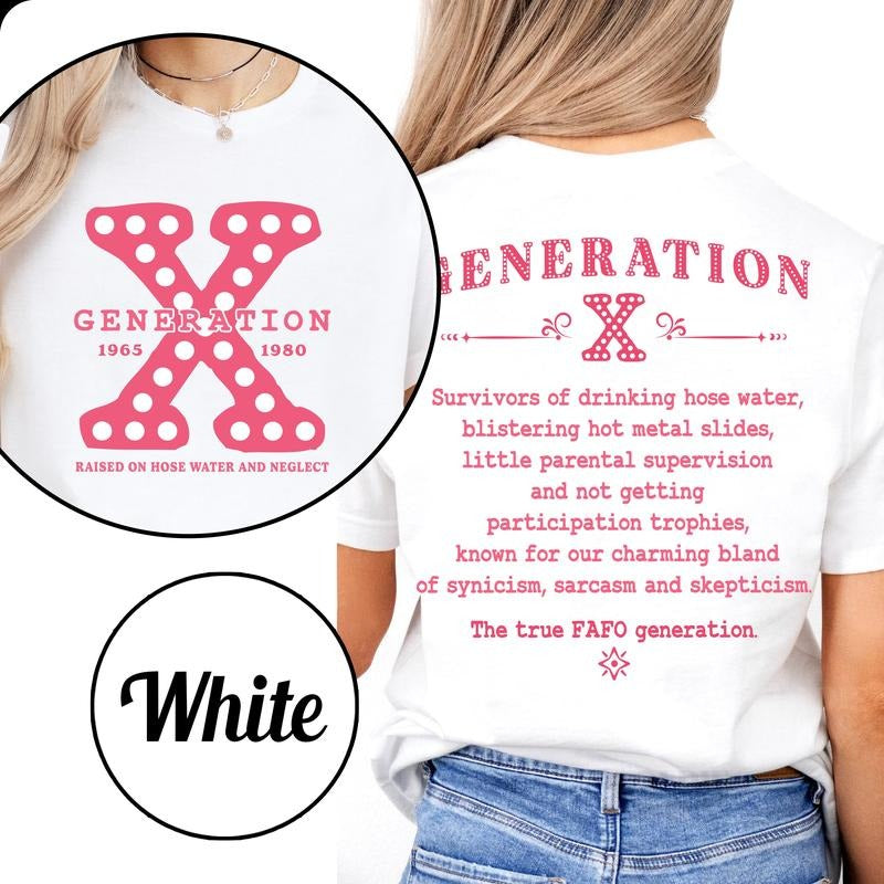 Generation X T Shirt, Gen X , Funny Gen X 80s Shirt, Shirt 80s, Gen X Raised T Shirt Hoodie, Sweatshirt | WearSparks.com