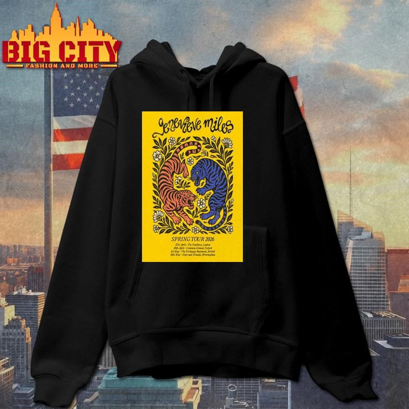 Genevieve Miles Spring Tour 2026 Poster Shirt