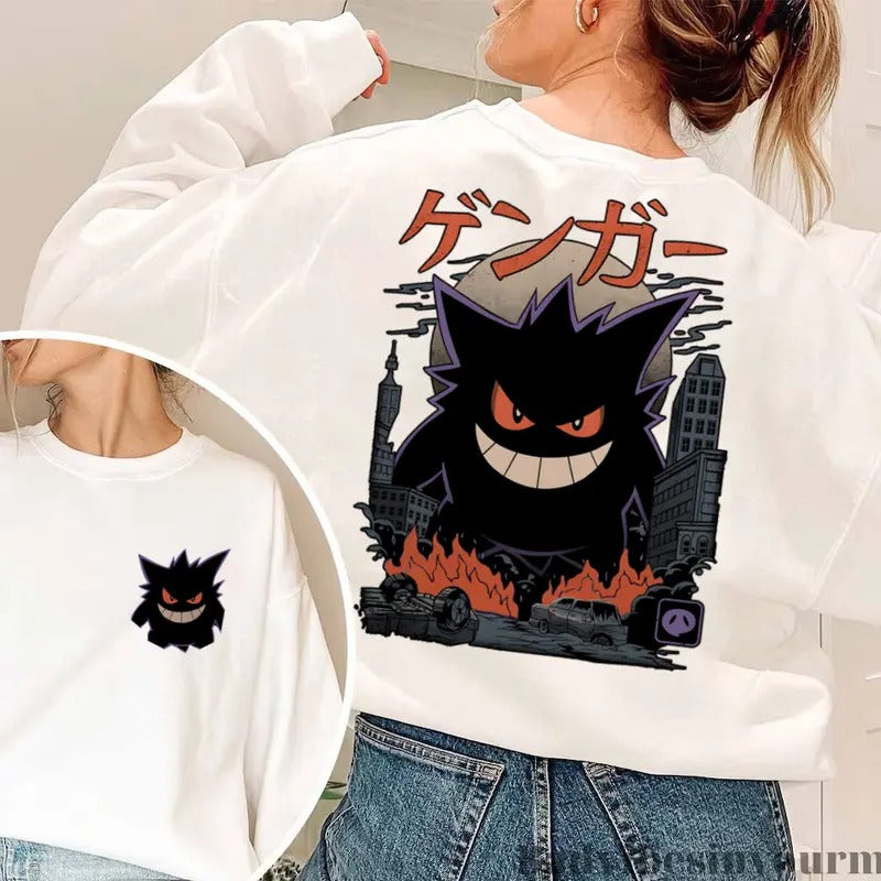 Gengar Japan Anime sweatshirt T-Shirts, Hoodie | WearSparks.com