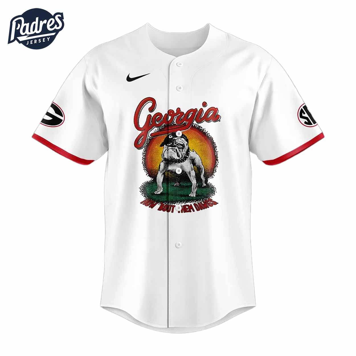 Georgia Bulldogs 100 Wins Since Taking Over Georgia Football Baseball Jersey Outfit - Padres Jersey Oasis:... (Image 2)
