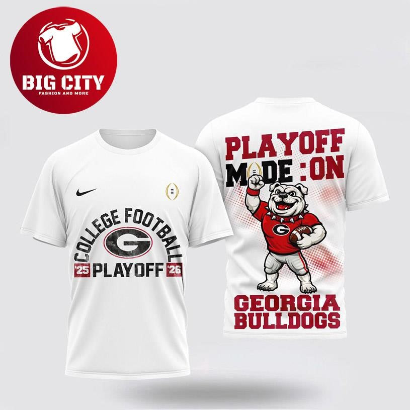Georgia Bulldogs NCAA PlayOff Two Sided Shirt