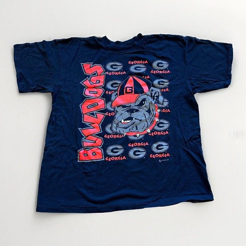 Georgia Bulldogs Shirt, 90s Vintage Unisex T-shirt Sweatshirt Hoodie | WearSparks.com