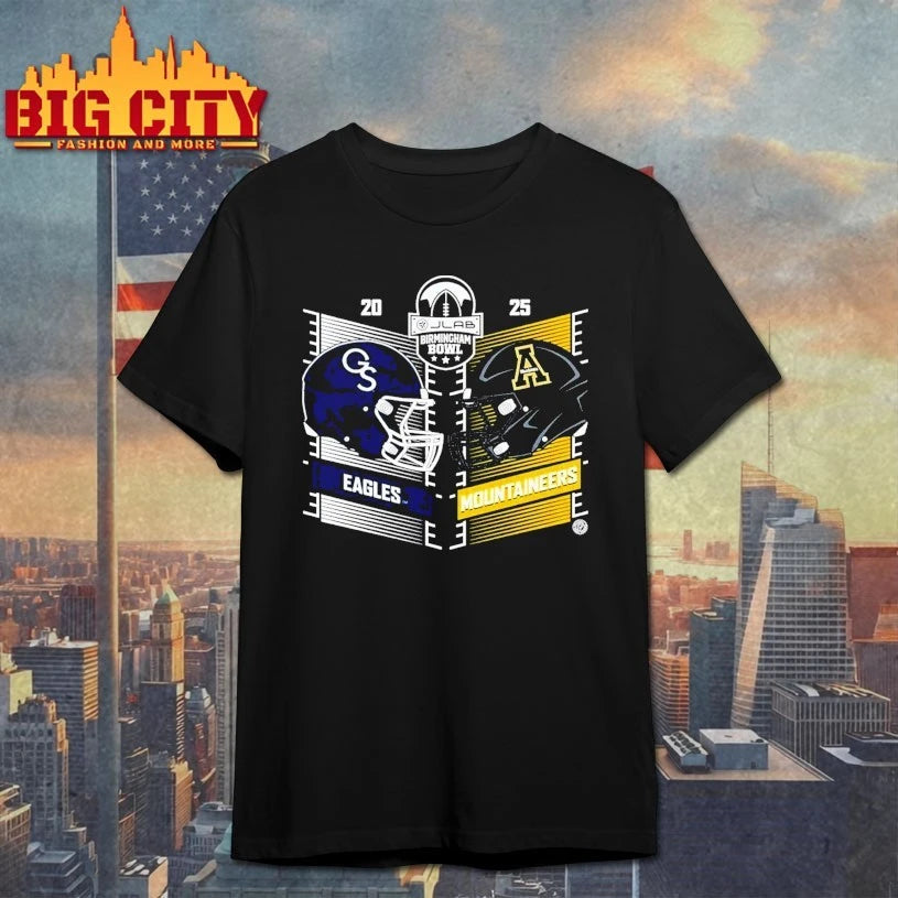 Georgia Southern Head to Head Appalachian State Birmingham Bowl Shirt