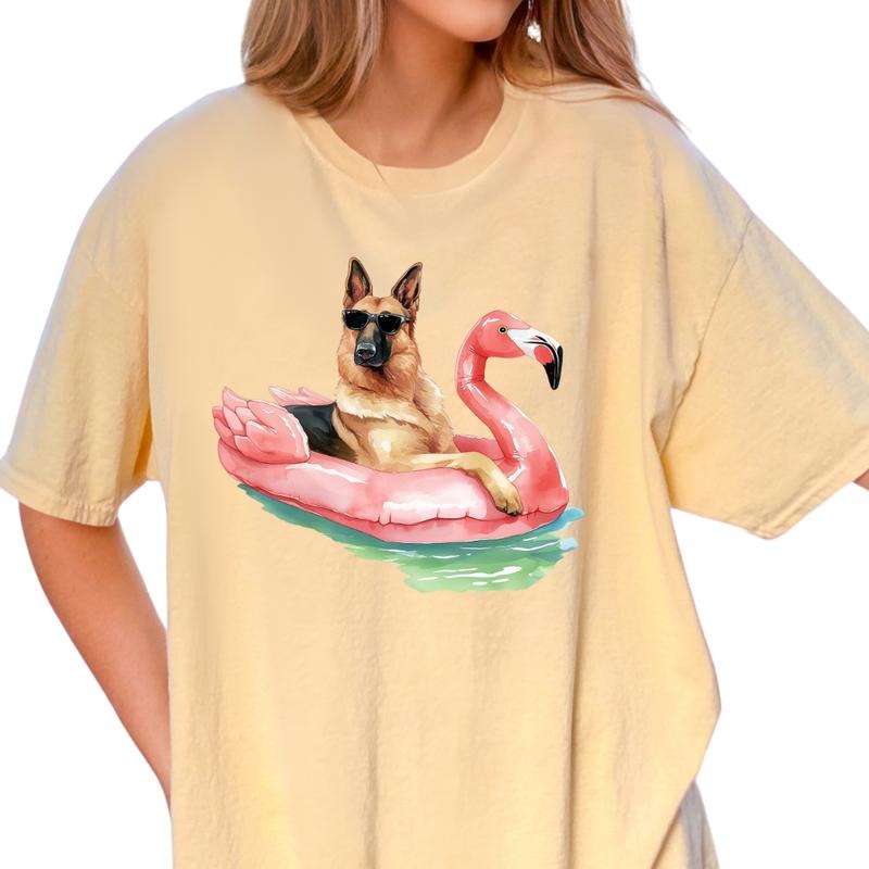 German Shepherd Shirt ~ Unisex Apparel Relaxed Fit Printed In The USA Clothing Womenswear Casual Comfort Cotton Top...