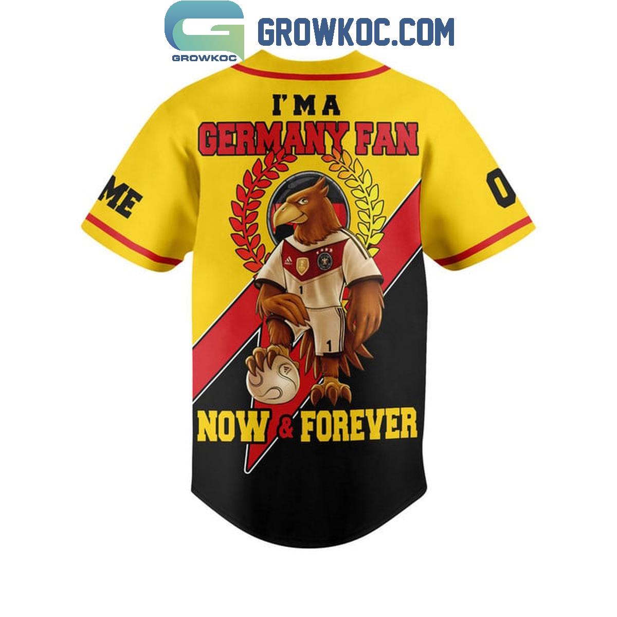 Germany UEFA Euro 2024 I’m A Fan Now And Forever Personalized Baseball Jersey