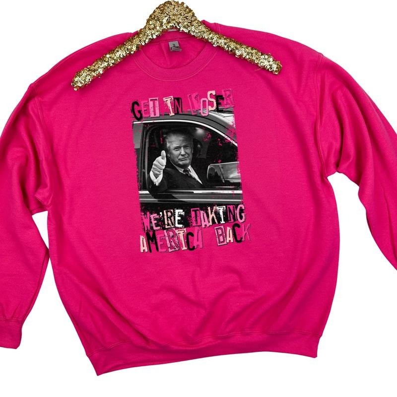 Get In Loser Sweatshirt 'NLB' T-Shirts, Hoodie | WearSparks.com