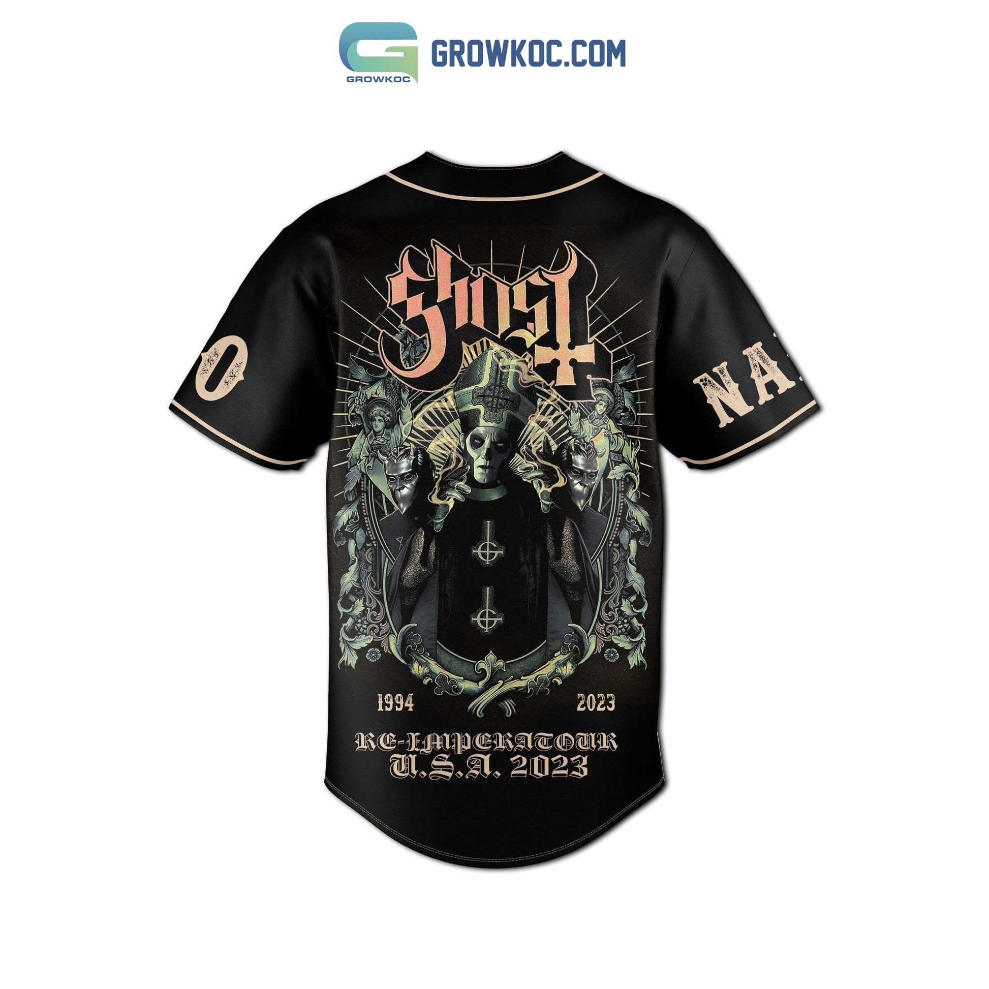 Ghost Band Re Impera Tour USA 2023 Personalized Baseball Jersey