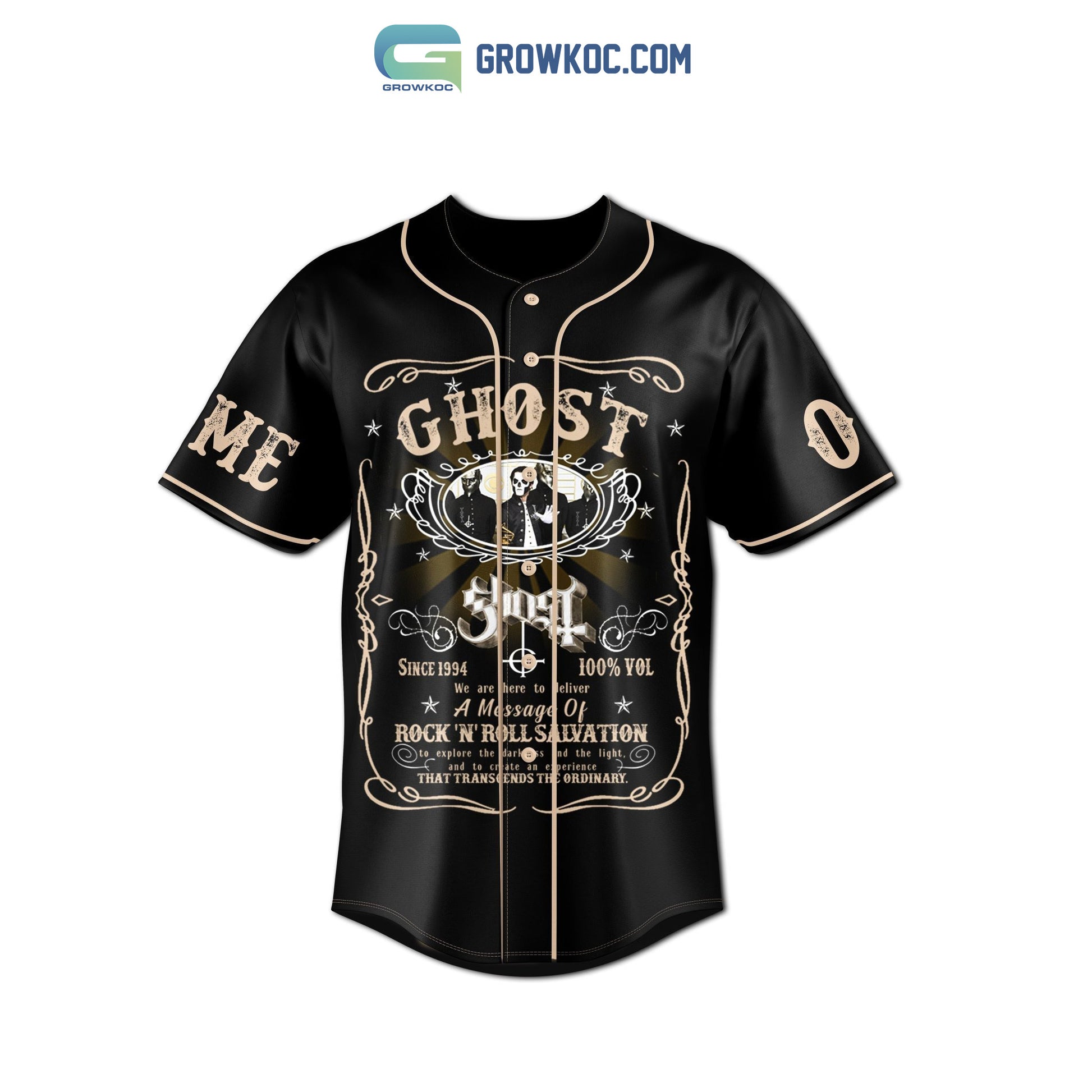 Ghost Band Re Impera Tour USA 2023 Personalized Baseball Jersey