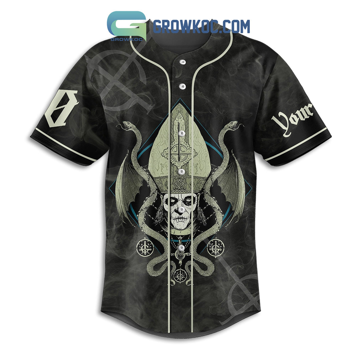 Ghost I Feel Your Presence Amongst Us Personalized Baseball Jersey