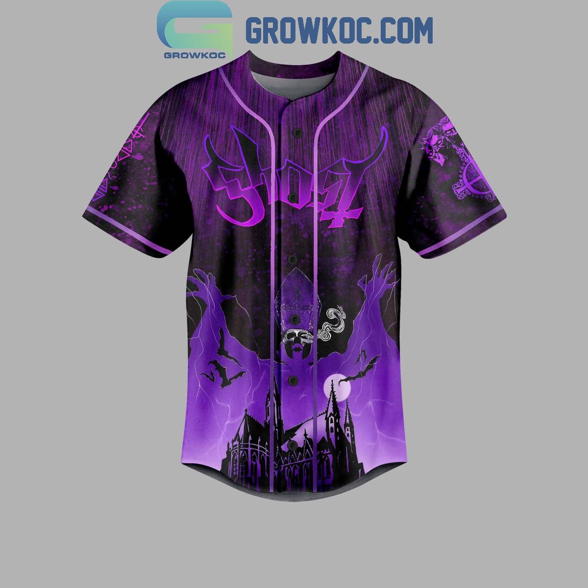 Ghost I’m Done Crying Over Someone Like You Personalized Baseball Jersey