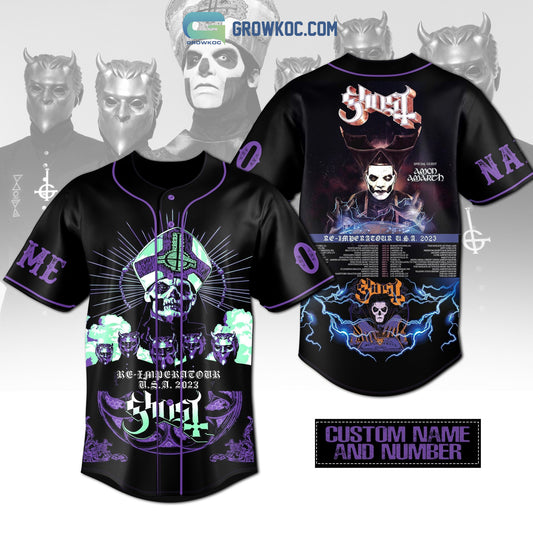 Ghost Impera Tour With Special Guest Amon Amarch Personalized Baseball Jersey