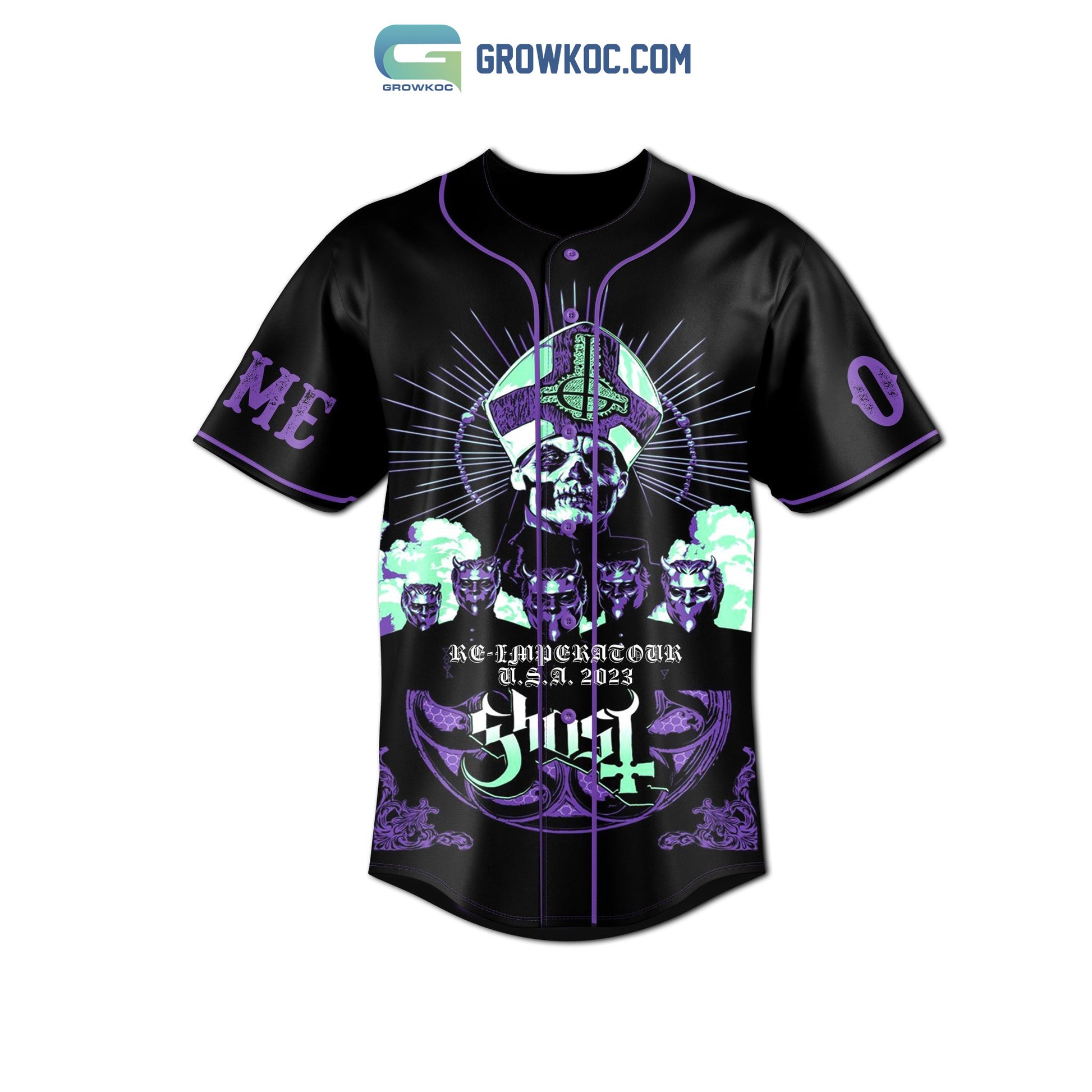 Ghost Impera Tour With Special Guest Amon Amarch Personalized Baseball Jersey