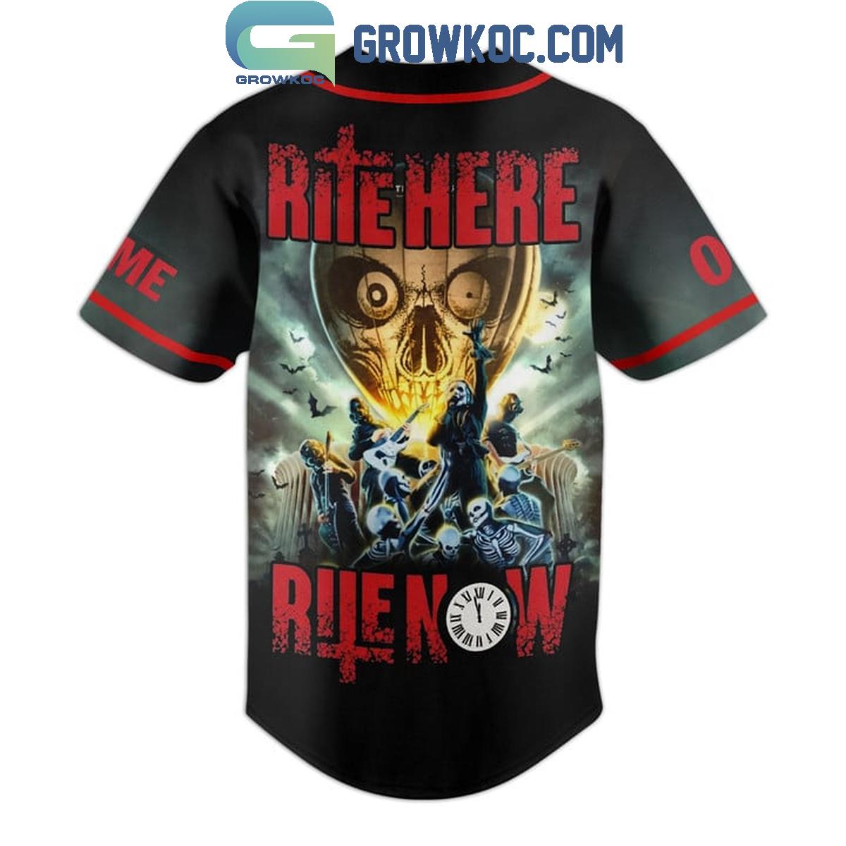 Ghost Rite Here Rite Now Legend Performance Personalized Baseball Jersey