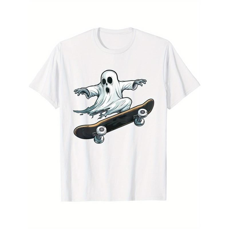 Ghost Skateboard Halloween skateboard T-shirt Made in USA Hoodie, Sweatshirt | WearSparks.com