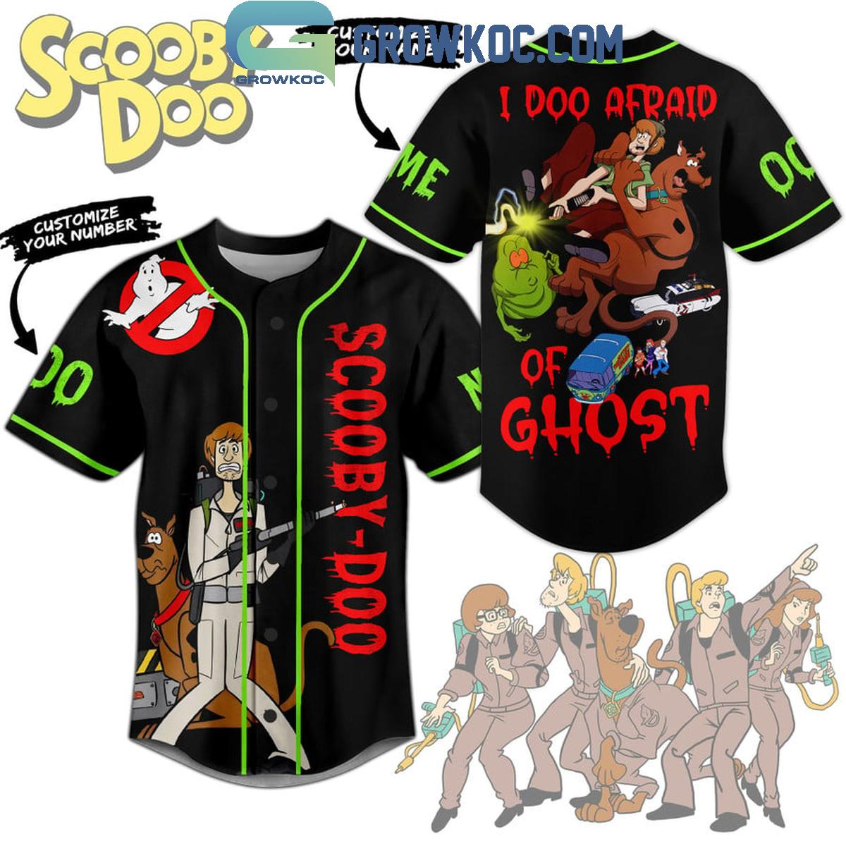 Ghostbusters Scooby-Doo I Doo Afraid Of Ghost Personalized Baseball Jersey
